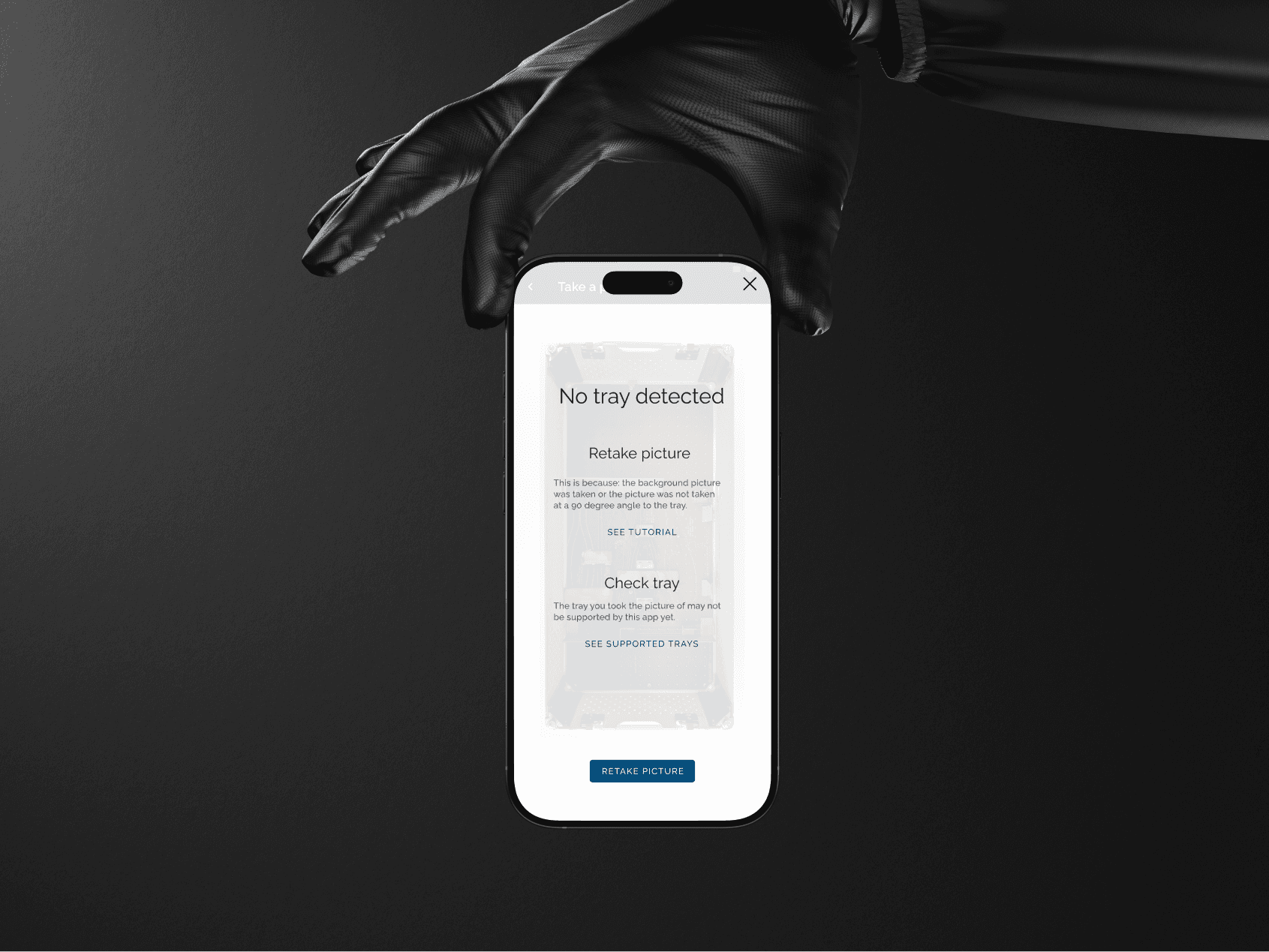 ORtelligence: Surgical tool tracking, design screen 2