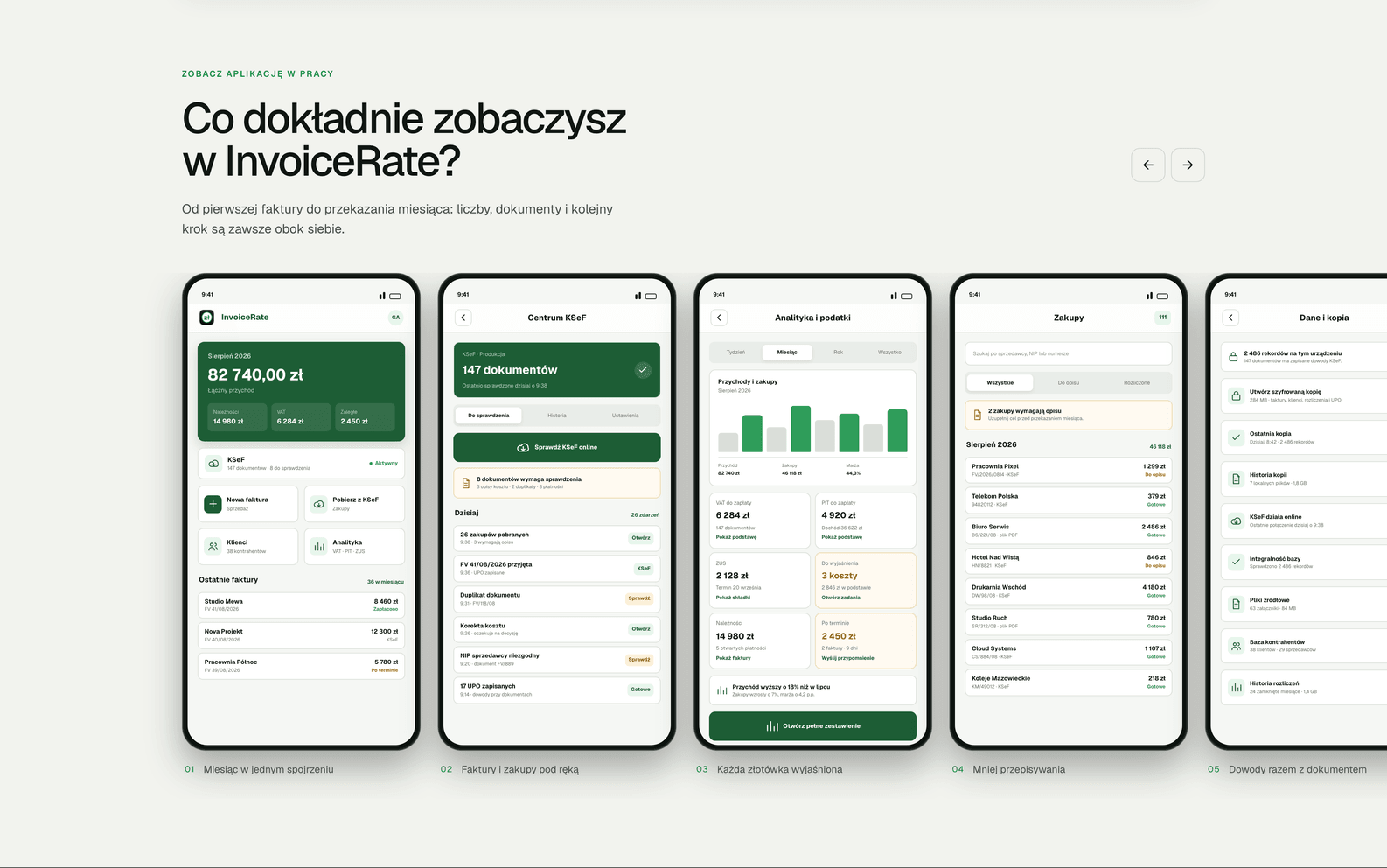 InvoiceRate product preview