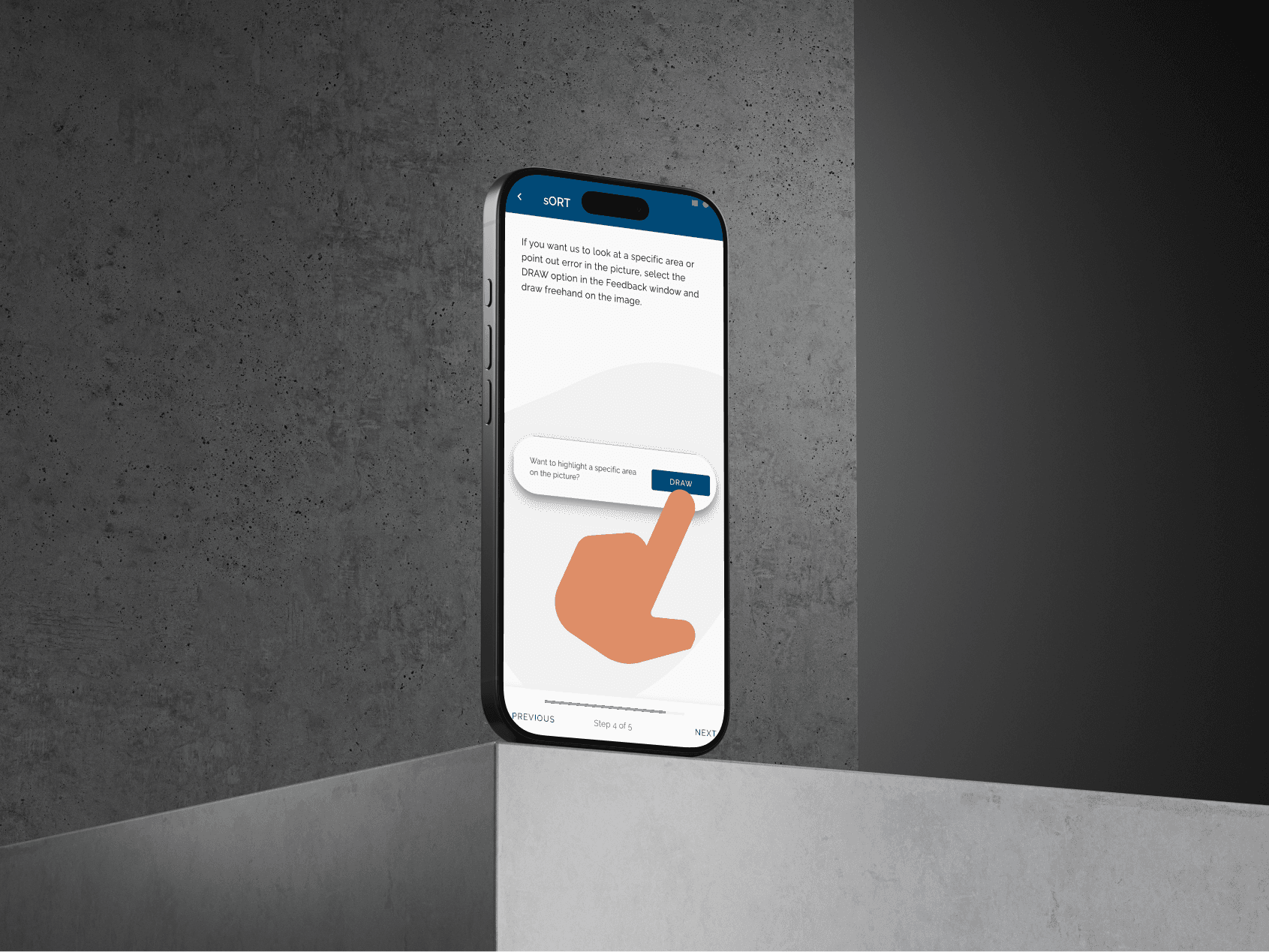 ORtelligence: Surgical tool tracking, design screen 5